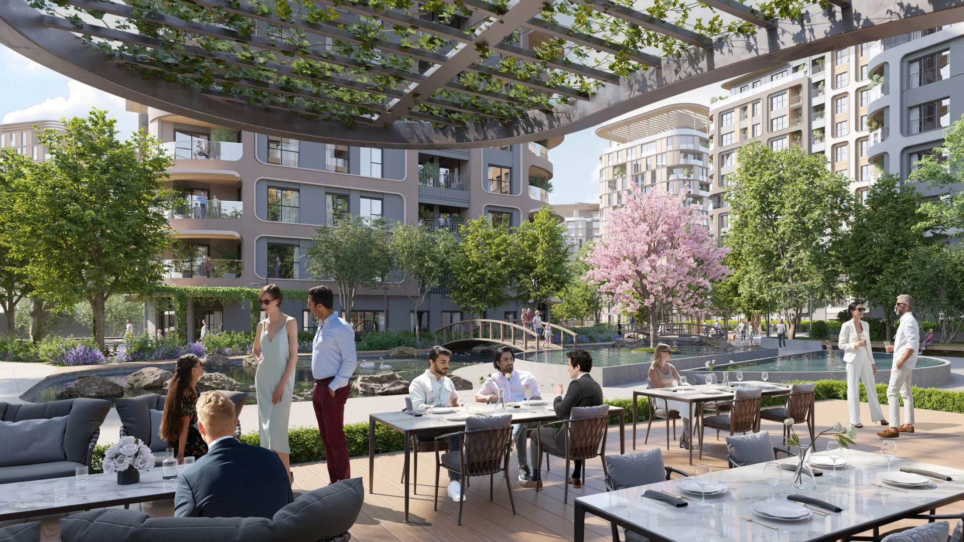 Современный комплекс у залива Халич - day