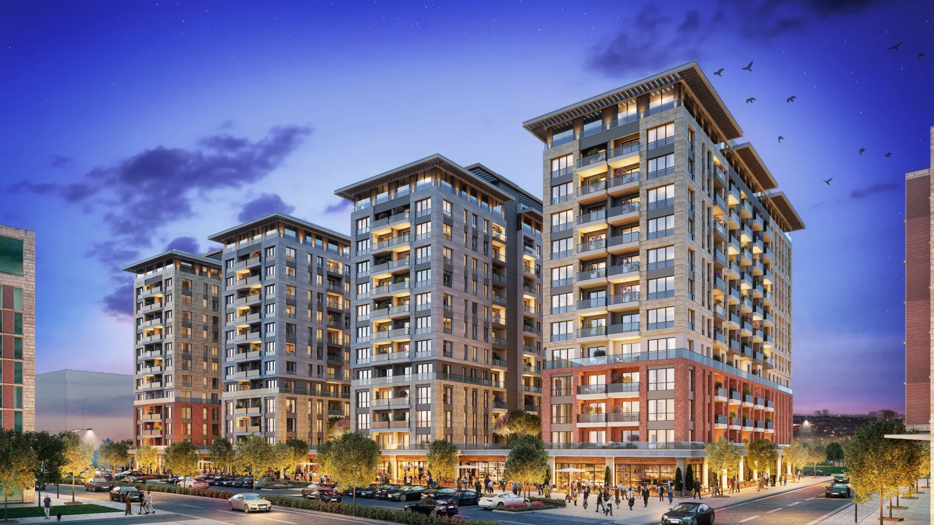 Современный комплекс в Зейтинбурну