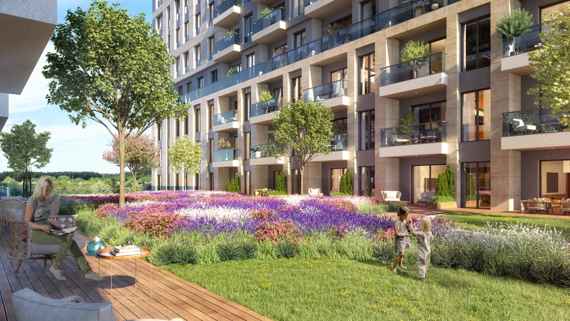 Современный комплекс в Зейтинбурну - territory