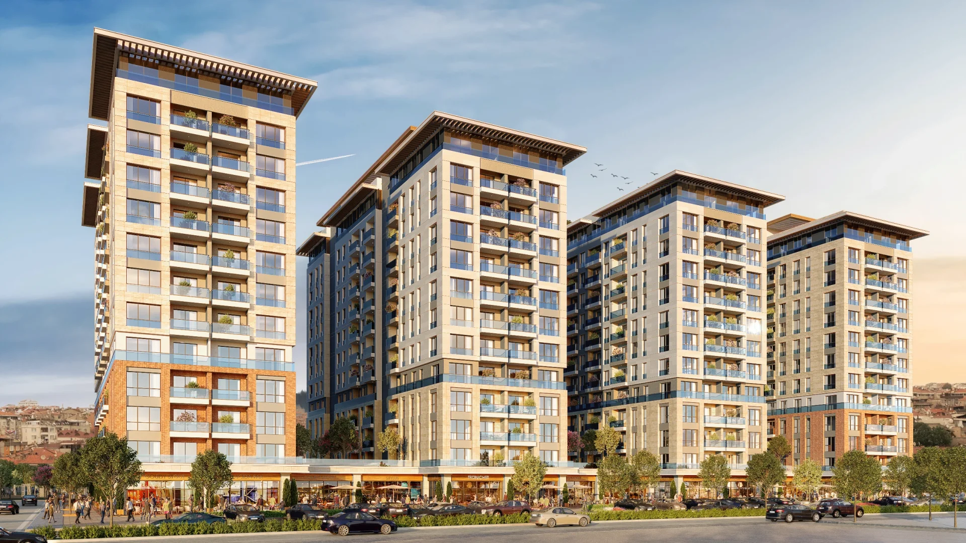 Современный комплекс в Зейтинбурну - exterior