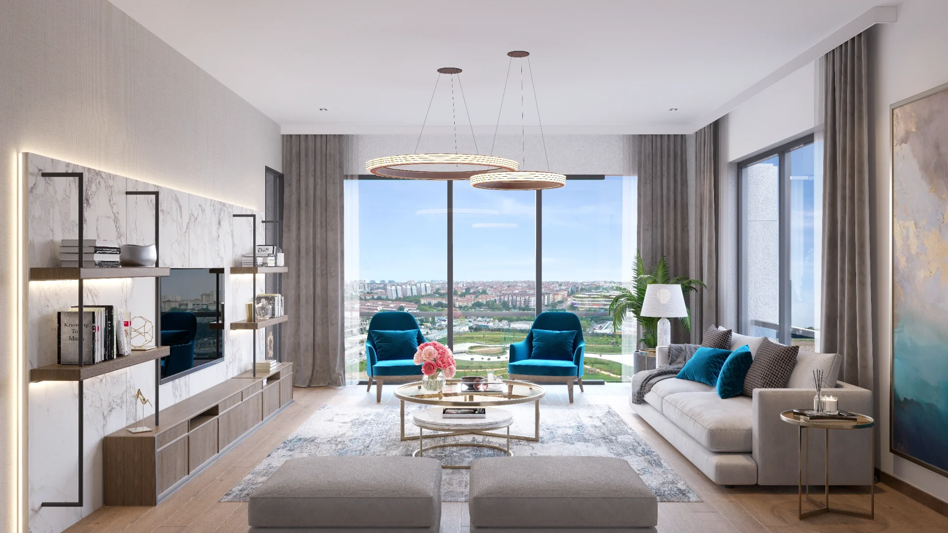 Современный комплекс в Зейтинбурну - interior