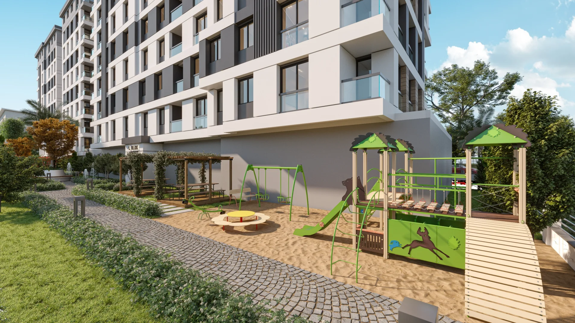 Современная жизнь в Кючюкчекмедже - garden