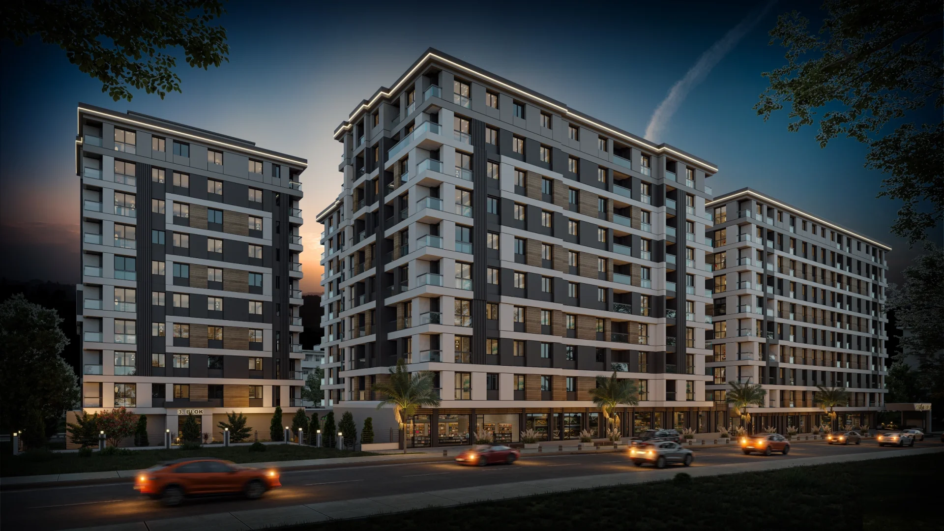 Современная жизнь в Кючюкчекмедже - night