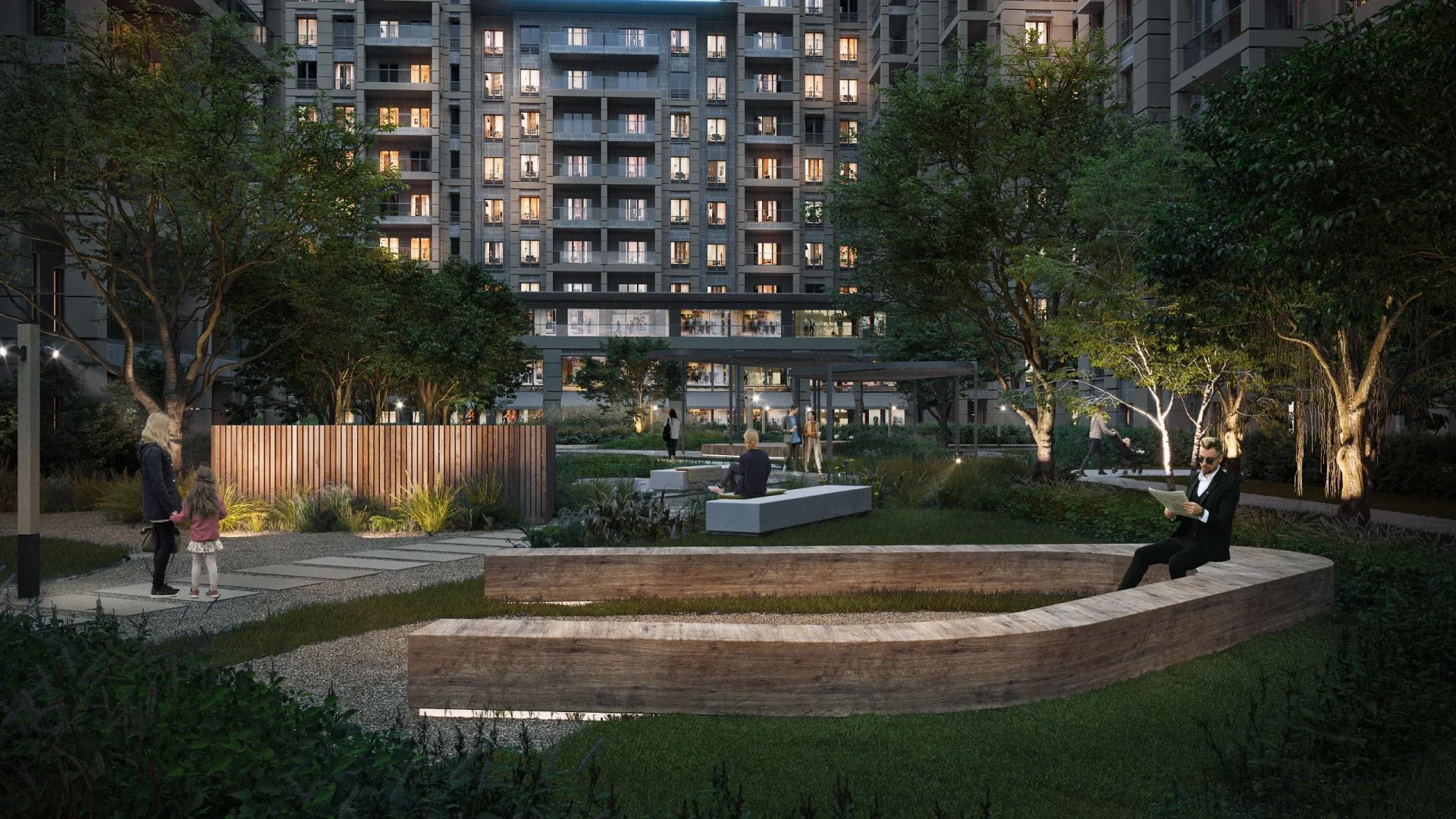 Современная жизнь в Топкапы - night